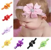 Baby Bow Strass Headband Cabelo Bowknot Headbands Acessórios para cabelos infantis Flor 20 pcs / lote