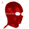 Hommes hommes sexy jouets fétichistes esclaves visage spandex open bouche masque de hotte