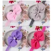 2014 Ny Elastic Bow Knot pannband Baby Girl's Chiffon Flower Hairbands Kids Floral Hair Accessory Gratis frakt 20 st/Lot Moq 5 Lassor