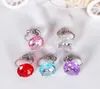 100 stks gratis verzending met deze ring diamant sleutelhanger witte sleutelhanger bruiloft gunsten en geschenken