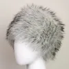 Vente en gros-Hot Ladies Winter Warm Hat Mode féminine Chapeau de fourrure Imitation Fox Fur Earmuffs Big Hat Cap Dome Snow Cap
