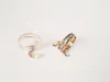 Fashionable ancient flat snake ring for women Vintage style Antique Silver Gold Plated rings