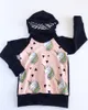 Kinderkleding 2018 Lente Herfst Baby Meisje Kleding Eenhoorn Afdrukken Lange Mouw Hoodies Meisjes Sweatshirts Tops Outfits Baby Kleding Uitloper