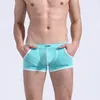 Mutande da uomo Boxer Sexy Pantaloncini di nylon Intimo sessuale Novità Pene U Tasca convessa Designer Comfort Boxer da uomo Mutandine stile nuovo