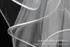 2021 Verkauf von Hochzeitsschleiern Multilayer Puffy Ribbon Edge Wunderschöne Ellbogenlänge Günstige Hochzeit Braut Veil9270861