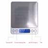 Portable Digital Jewelry Precision Pocket Scale Weighing Scales Mini LCD Electronic Balance Weight Scales 500g 0.01g 1000g 200g 3000g