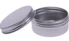 25ml Aluminium Balm Tin Pot Nail Art Makeup Lip Gloss Container Skruvgänga. Storlek: 49 * 18mm