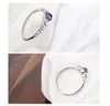 Anelli di diamanti alla moda in stile coreano con anello solitario in pietra preziosa da donna con personalità in cristallo austriaco per matrimonio