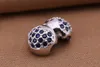 Perles en vrac Convient pour Pandora Charms Bracelet Coeur 100% 925 perles clip en argent sterling avec clair CZ DIY femmes bijoux 3 couleurs 1 pc