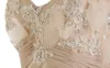 Custom Made Gorgeous Champagne Mermaid Bröllopsklänningar för Bride Lace och Chiffon Mor of the Bride Dresses