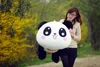 Panda kussen, bolster, cartoon pluche speelgoed, creatieve gevulde dier speelgoed, schattige panda voor bruiloft, verjaardag geschenken, klauw machine