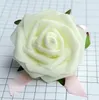 8 cm Polso Fiore Rosa Nastro di seta Sposa Corpetto Decorativo a mano Bracciale Bracciale Damigella d'onore Tenda Fascia Clip Bouquet G1130