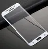 För Samsung Galaxy S6 S7 Edge S8 Plus Screen 3D Protector Full Tempered Glass Explosion Bevis med Retail Packaging