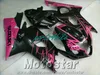 ABS Fairing Ciała Zestawy do Suzuki GSX-R600 GSX-R750 04 05 Czerwone czarne Łyżki nadwozia Zestaw K4 GSXR 600 750 2004 2005 FG48