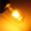 E27 ST64 LED Edison Ampoule LED Vintage Filament Ampoule rétro Lumières 2W 4W 6W 8W chaud blanc froid AC110-240V
