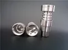 DHL Free shipping Universal Domeless Titanium Nail fits to 14mm &18mm.GR2 Pure Titanium Nail 4 In 1 for Water Pipe Glass Bong Smoking.