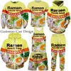 Nieuwe Mode Koppels Mannen Vrouwen Unisex Ramen Noedels Kip Rundvlees 3D Print Trainingspakken Pakken Hoodies Trui Top S5XL TZ15907532