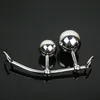 Stainless Steel Sex Toys Butt Plugs Anal Plug Devices Female Belt Vaginal&Anal Double Balls Anal Beads Strapon Slave BDSM7632604