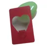 شكل قلب الصمام بطاقة الجيب الخفيفة ، قصة حب ضوء المحمولة المحفظة الخفيفة ، مصباح الجيب LED لعشاق الهدايا للأطفال
