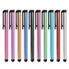 Groothandel 1000 stks / partij Universele capacitieve stylus pen voor iphone5 5s 6 6 s 7 7plus touch pen voor mobiele telefoon voor tablet verschillende kleuren