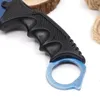 CS Go Karambit Mes Plastic Vaste Blade Knifes Counter Strike Tactical Claw Knives Survival Camping EDC Multi Tools