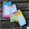 Dual color universal pacote de varejo de papel de plástico caixa de embalagem para o telefone case iphone 7 5s 6 6 s plus samsung s8 mais s7 borda