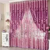 New Arrival Curtains Luxury Beaded For Living Room Tulle Blackout Curtain Window Treatmentdrape In BrownRed 5581174