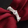 Gratis frakt Ny 925 Sterling Silver Fashion Jewelry Mosaic Zircon Purple Crystal Ring Hot Sell Girl Gift 1713