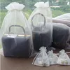 Organza Drawstring Bags 30x40cm pack of 50 various color Clear Sales Promotion Packaging Pouch