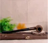 The New Old Ebony Ebony Wood Pipe Pipe Rod Rod Bucket Filter Pipe Tobacco