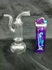 La nouvelle bouteille d'eau transparente, bongs en verre en gros brûleurs à mazout tuyaux en verre plates-formes pour fumer
