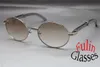 Atacado-Diamond Stainless Steel Sunglasses 7550178 Homens Sun Glasses Tamanho: 57-22-140 mm