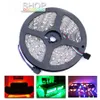 Le plus récent Music LED Strip Light 5M 5050 SMD RGB Strips 12V Music Sound Sensor LED Strip Light Étanche IR Controller 20 keyds Comprend un adaptateur