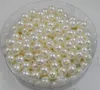 Nouveau 500 pièces en vrac blanc fausse perle ronde entretoise perles 12mm pour collier à faire soi-même fabrication de bijoux résultats