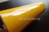 Klistermärken Ultra Shiny Glossy Yellow Vinyl Wrap 3 Layers High Gloss Tiffany Car Wrap Film With Air Free Like 3M 1080 Storlek: 1,52*20M/Roll