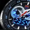 TVG Luxus Herren Sport Uhren Mode Uhr Edelstahl Uhr LED Digtal Uhren Männer 30AM Wasserdichte Armbanduhr Relogio294V