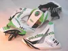 Injection molding plastic fairing kit for HONDA CBR1000RR 2008-2011 CBR 1000RR white green HANNspree bodywork fairings 08 09 10 11 #U26