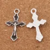 Enamel Crucifix Cross Jesus Charmsペンダント200 PCS /ロット10色14×22.5 mmファッションジュエリーDIYフィットブレスレットネックレスイヤリングL499