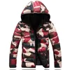 Herbst-Neue 2015 Mode Lässig Mit Kapuze Baumwolle Gepolsterte Dicke Warme Jacke Männer Camouflage Schöne Frauen und Männer Wintermantel Größe 5XL 15F64