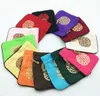 Unique Chinese style Small Large Linen Gift bags Jewellery Pouches Drawstring Embroidered Lucky Packaging Decorative Storage Bag 50pcs/lot