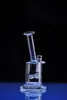 5.5 "Mini Bubbler Glass Ash Catcher Inline Percolator Water Pipe Oil Rig Bong Melhor Qualidade 10.0MM Joint Frete Grátis