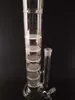 H; 47cm D: 6cm. Glass Bong Handy Su Borusu 7 Katmanlı Petek Sözlü Kesme Gericilik Yağ Donanları Kül Catcher 18mm Eklem Cam Kase Taşınabilir