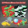 wholesale Stoccaggio 104 * 60mm base in silicone per olio 2 pezzi Contenitore in silicone da 5 ml E Portasigarette Colorful Veicolo Silicon E-Sigarette Basees