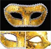 DHL Gratis Frakt Halv Ansiktsmask Halloween Masquerade Mask Man, Venedig, Italien, Flathead Lace Bright Cloth Masks, Party Masks