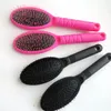 Hårkammar Loop Brushes Human Hair Extensions Tools for Wigs Weft Loop Borstes in Makeup Blackpink Color5965042