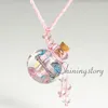 Aromatherapy Sieraden Geuren Handgemaakt Glas Essentiële Oliën Sieraden Murano Glas Sieraden Hanger Vintage Parfum Fles Hanger Ketting