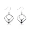 Nouvelle boîte à boucles d'oreilles en argent sterling plaqué DFMSE641 pour femmes en argent 925 Dangle Chandelier boucles d'oreilles 10 paires beaucoup directement à l'usine