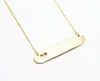 10PCS- N127 Gold Silver Hollow Out Open Heart Necklaces Simple Bar with Heart Necklaces Love Heart Necklaces for Lovers Couples5355515