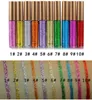 قلم تحديد العيون اللامع من ميك أب جليتر ، قلم تحديد عيون سائل لامع يدوم طويلاً ، مع 10 ألوان للاختيار من بينها