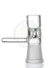 NEW 14mm 19mm Female Glass Pinch Bowl Reversible bowl with Handle 14.5mm 18.8mm Joint Size for Glass Bong Ashcatcher Glass Bowl